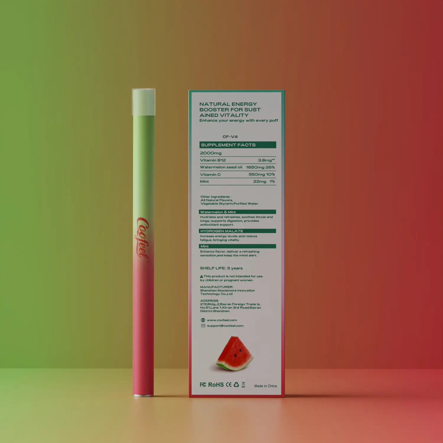 Watermelon Herbal Diffuser Pen